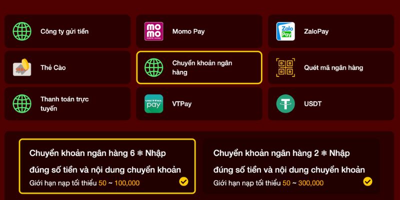 Những cách để nạp tiền tại trang web Helo88 cực nhanh